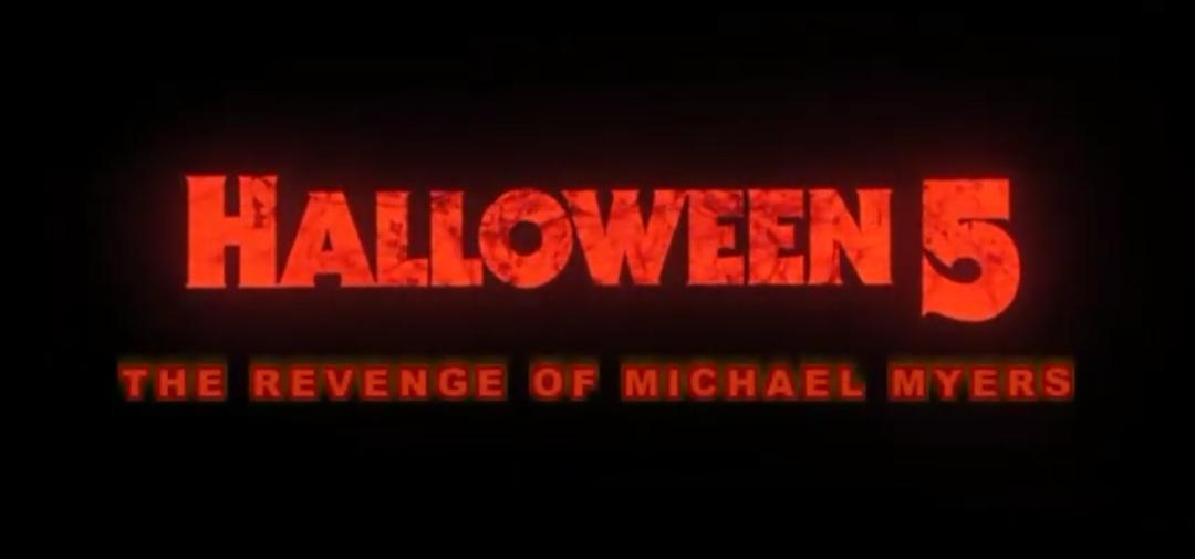 Halloween 5 title screen