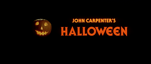 Halloween film intro logo